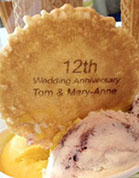 Personalised Ice Cream Wafers