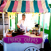 French Crepes Cart for Parties - Weddings - Event Hire