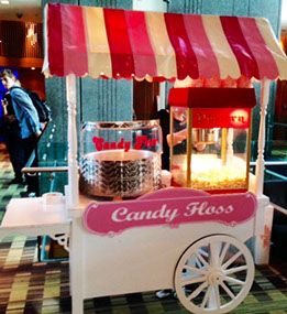 Popcorn and Candy Floss for Hire for Parties & Events