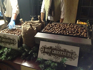 Traditional Hot Roast Chestnuts Cart for Xmas Parties