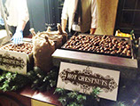 Hot Roast Chestnut Carts for Christmas Party Hire - Guidlford