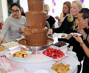 Chocolate Fountain hire at Denham event 2014