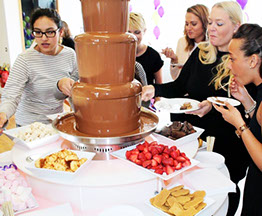 Chocolate Fountain at Denham event April 2014