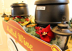 Mulled Wine and Hot Cider Cart for hire in Brighton for Christmas Parties