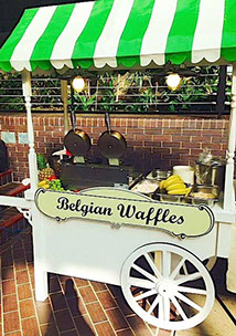 Belgian Waffles Cart - Bartmitzvah - Barbican London May 2014